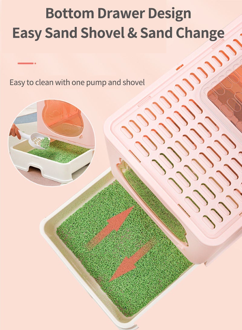 كيدل طوي مغلقة تماما القط القمامة مربع - Image 3