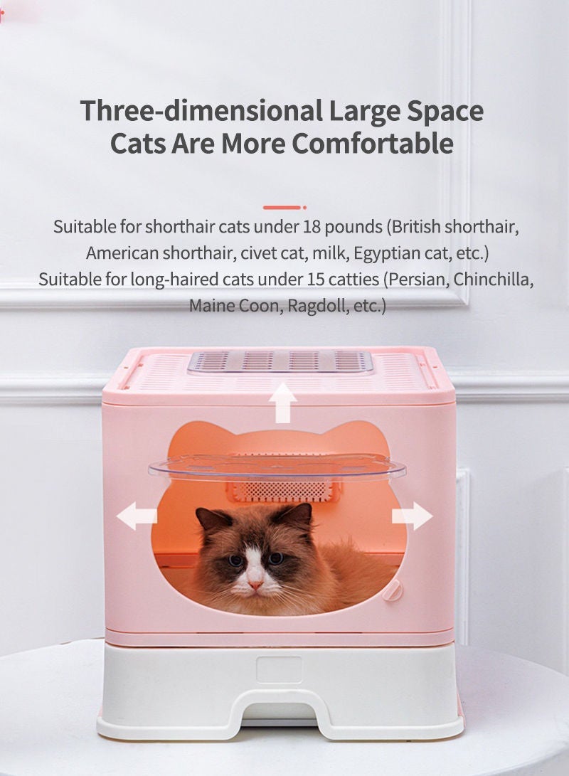 كيدل طوي مغلقة تماما القط القمامة مربع - Image 2