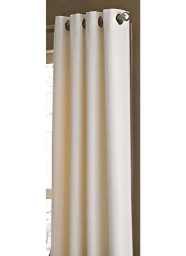 Generic Blackout Curtains with Grommet Top Dual-Tone Curtains/Drapes for Bedroom,Living Room,Balcony Window Set of 2 (Panels, Long)- (Ivory/Tan, 7 FT)  - Image 4