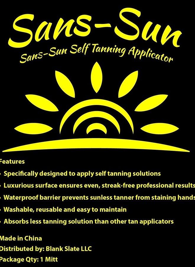 Tan Physics True Color Tanner 8 oz w/ Tanning Mitt by Sans-Sun - Image 2