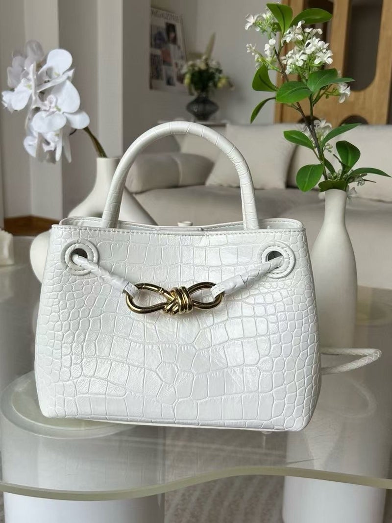 Genuine Leather Crocodile Handbag Single Shoulder Large Capacity Crossbody Bag Women'S Handbag Light Luxury - Image 5