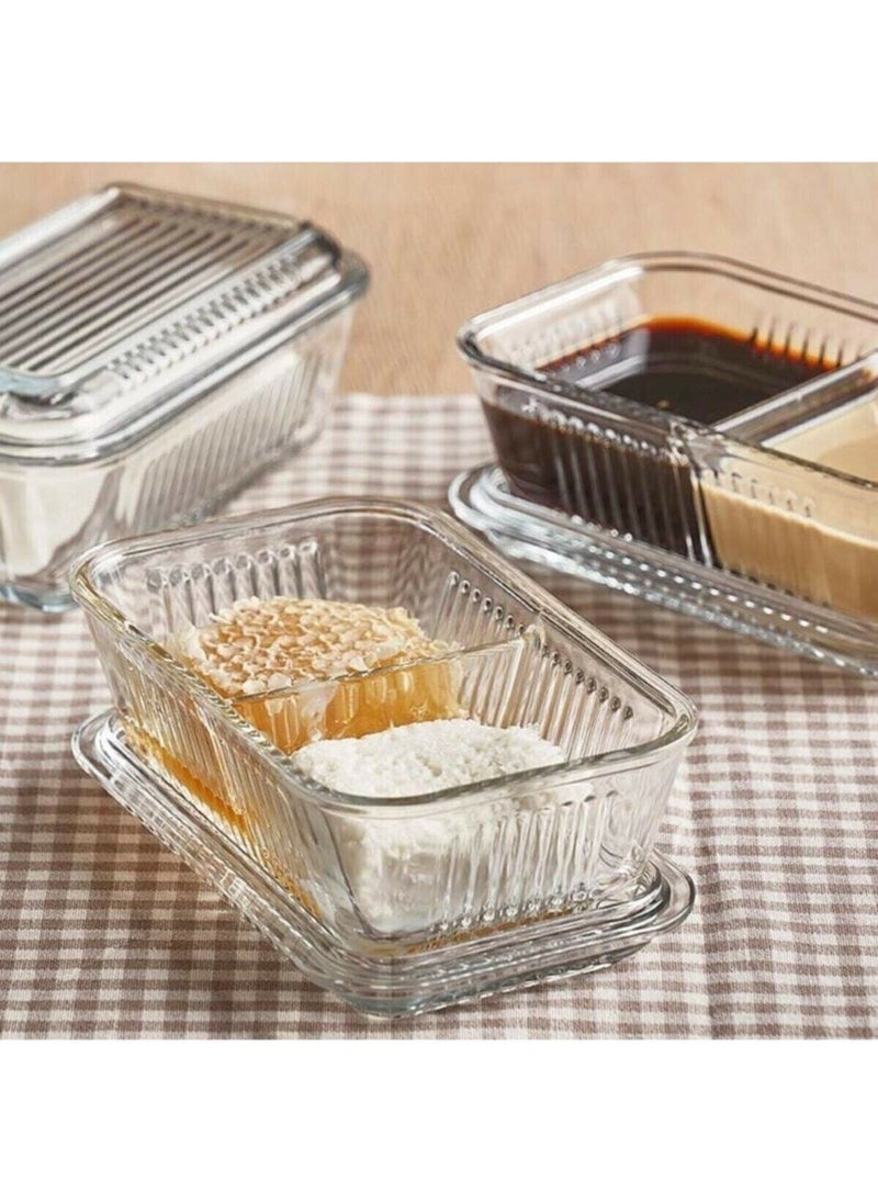 Paşabahçe Frigo Studio Partitioned Glass Storage Container  - Image 1