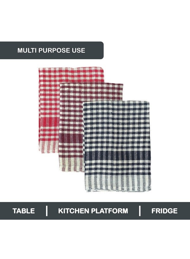 Pixel Home Decor | Economy Range | Multipurpose Cleaning Cloth, Kitchen Napkin, Table Wipe (20x20 inch) Pack of 9 Pcs - Image 2