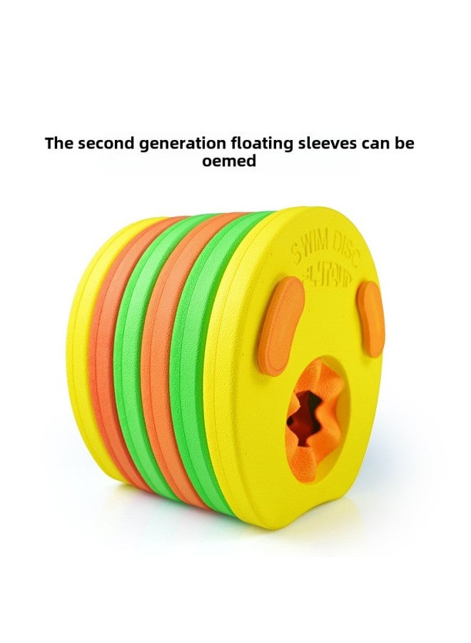 Generic Children's Swimming Arm Ring Thickened EVA Floating Sleeve Inflatable Swimming Ring Buoyancy Water Sleeve Supplier-Color:Dragon Version Old Yellow - Image 5