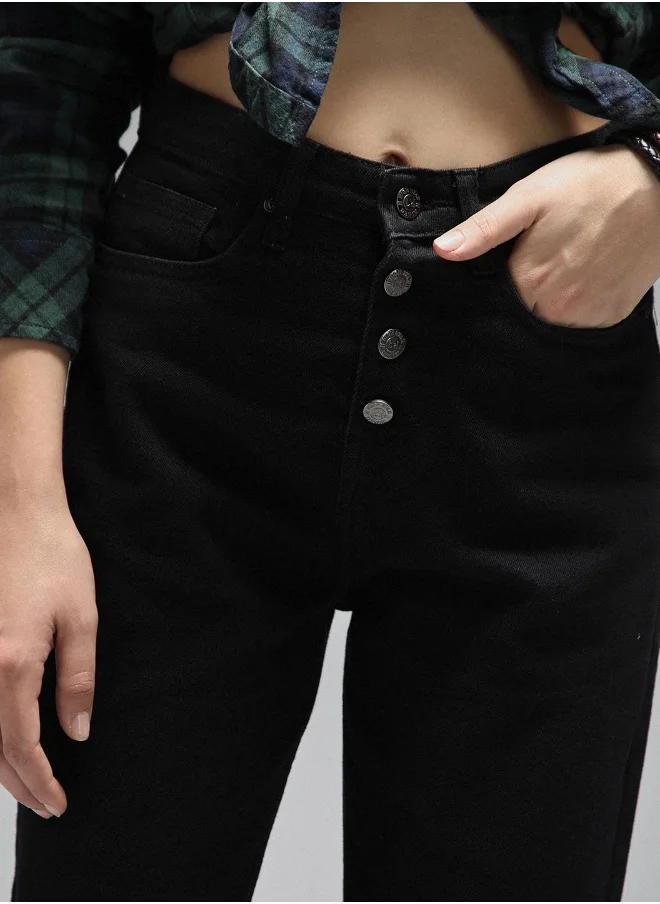 HIGH STAR Women Black Jeans