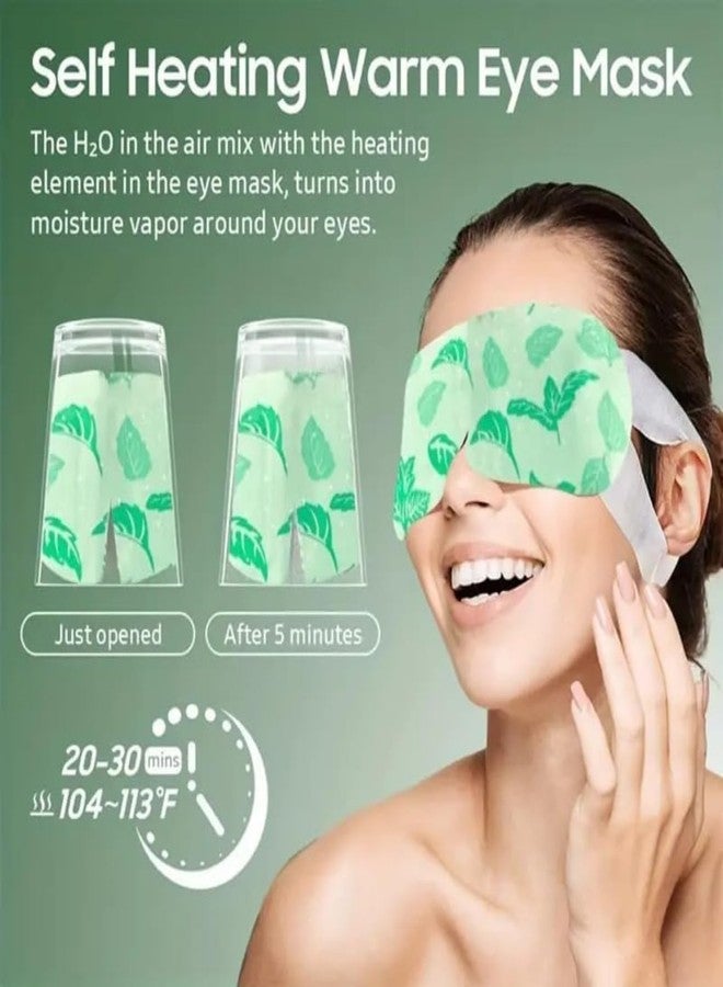 Luxelining Heated Eye Mask,10 Packs Eye Masks for Dark Circles and Puffiness Dry Eyes Stress Relief Disposable Steam Eye Mask, Works Better with Eye Cream, Portable for Beauty Personal Care - Image 3