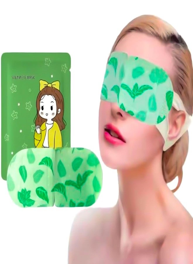 Luxelining Heated Eye Mask,10 Packs Eye Masks for Dark Circles and Puffiness Dry Eyes Stress Relief Disposable Steam Eye Mask, Works Better with Eye Cream, Portable for Beauty Personal Care - Image 1