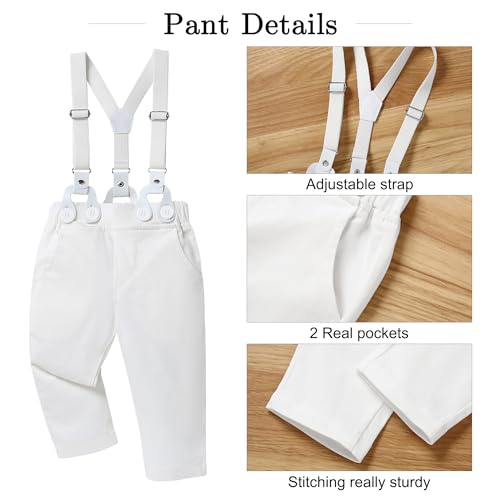 WESIDOM Baby Boy Baptism Outfit 0-24M Baby Boy Christening Clothing Set Newborn Infant Gentleman Dress Clothes - Image 4