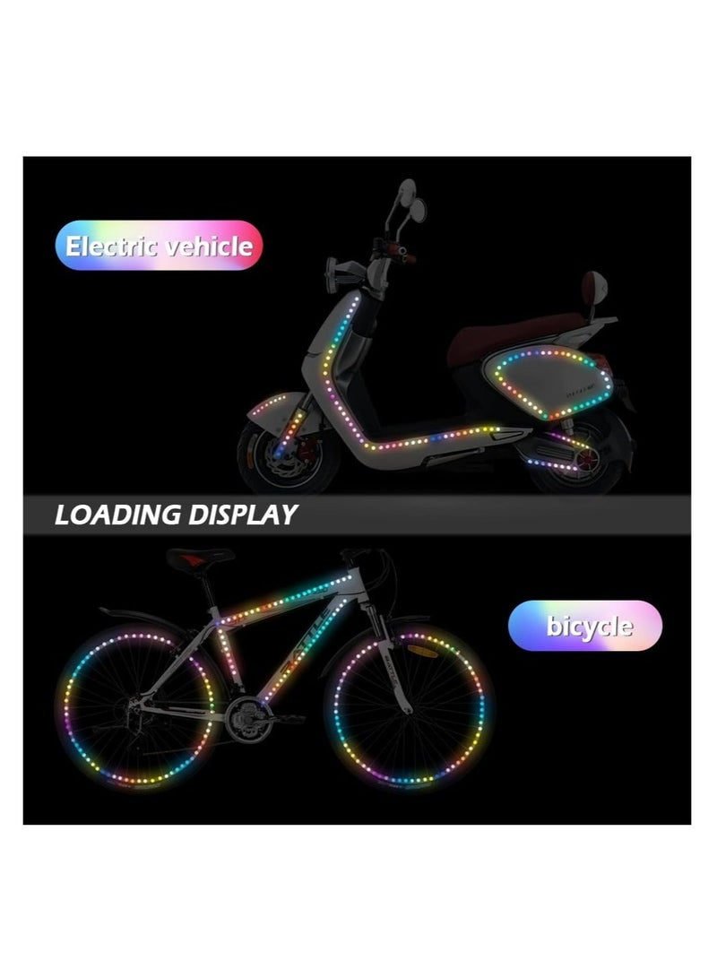 Captaintech Reflective Stickers for Car Wheel Rim, Cool Car Decorations Colorful Dot Car Stripe Decals, Gorgeous Automotive Exterior Accessories Fits Car Truck SUV Motorcycle Bicycle (20 Pcs) - Image 3