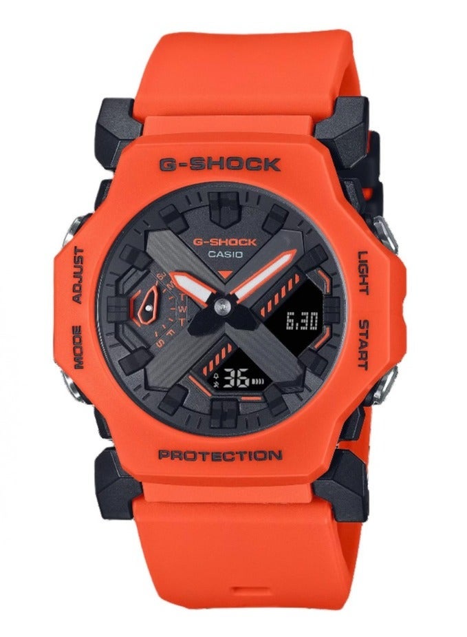 CASIO Casio GA-2300 series 200m waterproof Shi Ying movement resin strap Japanese and Korean men's watch black dial - Image 1