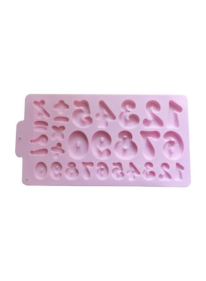 Numbers Silicone Molds For Chocolate Cake Decorations 33 x 16 cm - Image 4