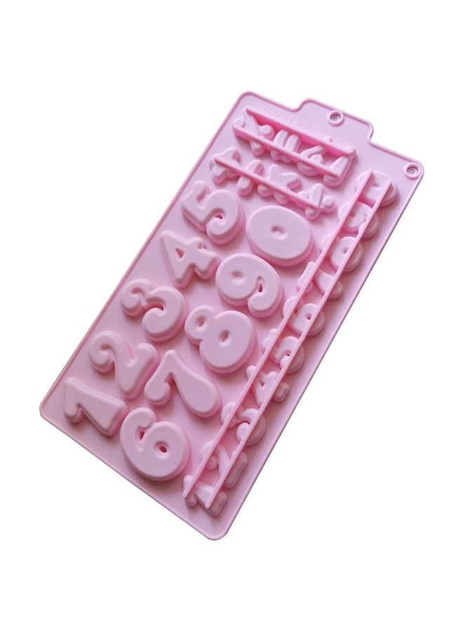 Numbers Silicone Molds For Chocolate Cake Decorations 33 x 16 cm - Image 3