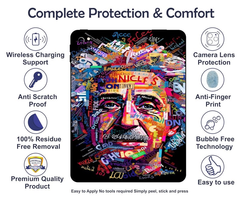 WRAP CRAFT Skin Compatible with iPad Pro 12.9 inch 6th Generation, 2022 Skin Revamp Your tablet's Style with This Protective & Fashionable Tablet Skin; DP-072 - Image 3