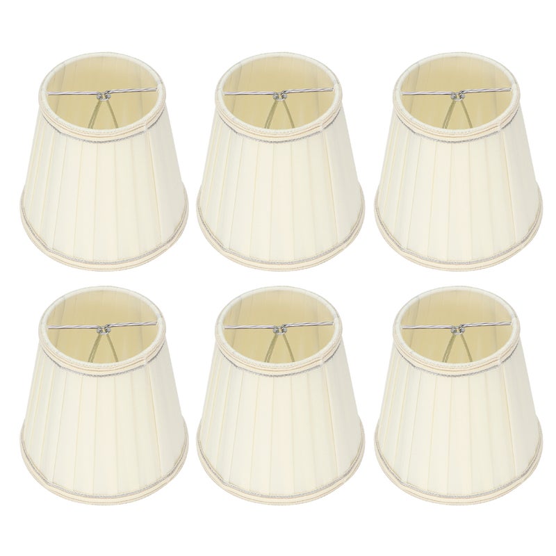 6PCS Modern Fabric Lampshade Light Cover Decoration for Home Chandelier Wall Pendant Lamp - Image 2