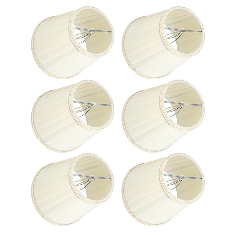 6PCS Modern Fabric Lampshade Light Cover Decoration for Home Chandelier Wall Pendant Lamp - Image 5