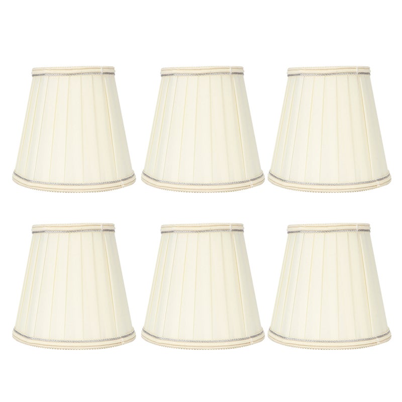 6PCS Modern Fabric Lampshade Light Cover Decoration for Home Chandelier Wall Pendant Lamp - Image 1