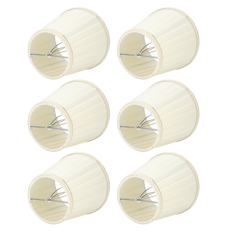 6PCS Modern Fabric Lampshade Light Cover Decoration for Home Chandelier Wall Pendant Lamp - Image 3