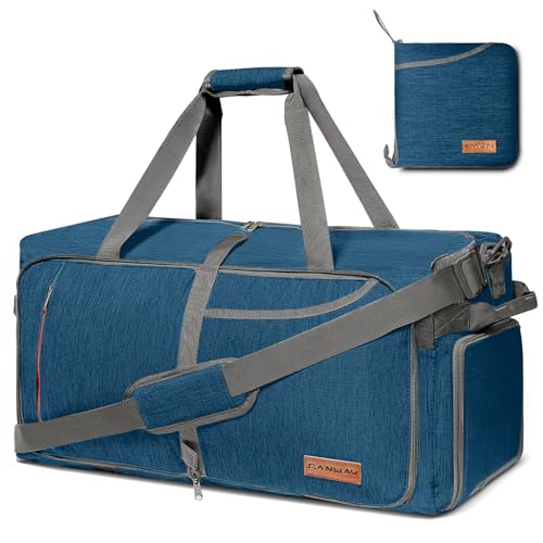 Canway 85L Travel Duffel Bag, Foldable Weekender Bag with Shoes Compartment for Men Women Water-proof & Tear Resistant - Image 1