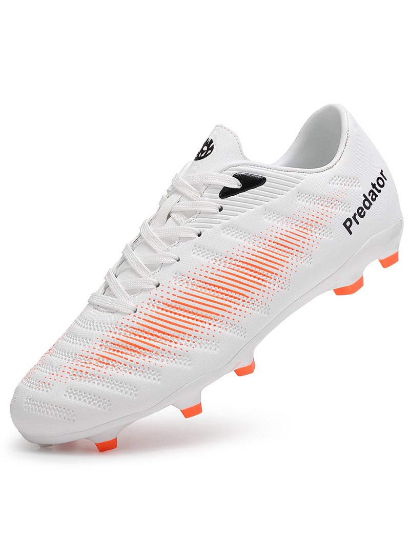 Sky View Mens And Womens Football Shoes Cleats FG/AG Professional Spikes Soccer Shoes Teens Competition Training Sneakers Unisex Football Boots - Image 1