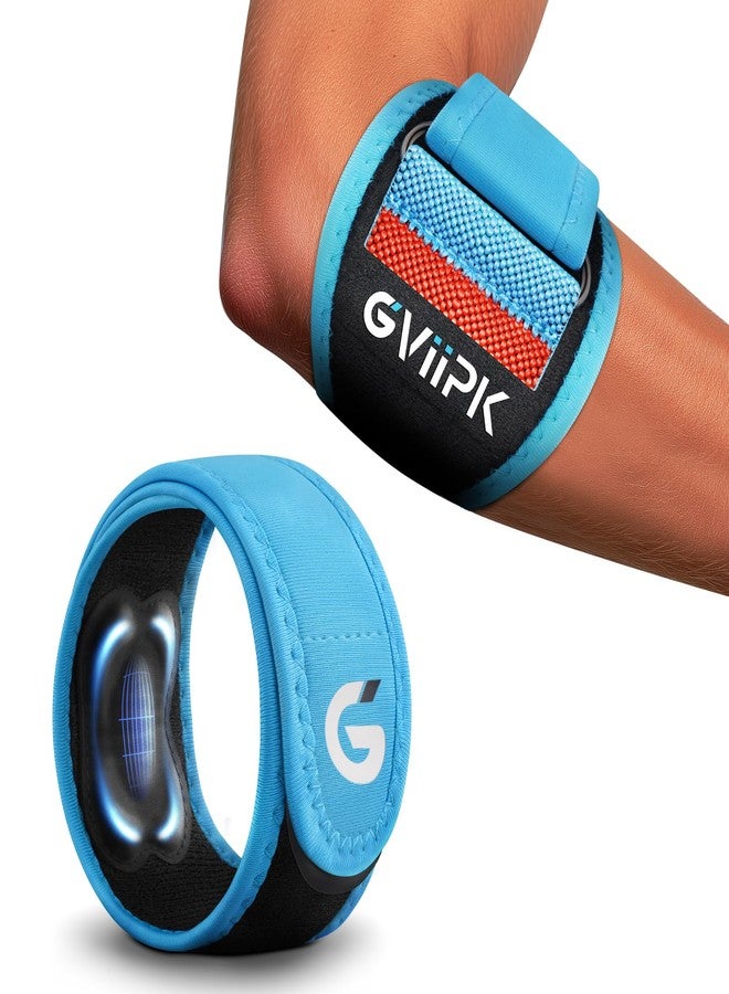 Gviipk 2026 Elbow Brace for Tendonitis and Tennis Elbow for Women Men, Breathable Tennis Elbow Strap with Compression Pad for Pain Relief, Adjustable Forearm Brace with Pressure Warning Design - 1Pack - Image 1