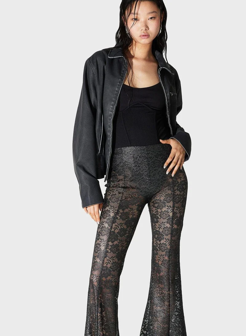 اتش اند ام Lace Flared Trousers