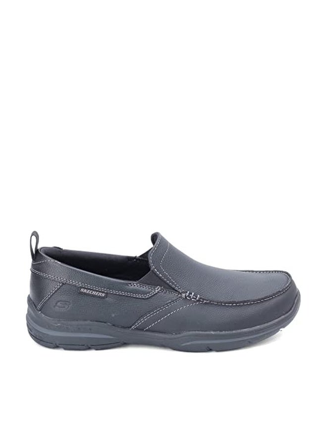 SKECHERS أحذية سكيشرز للرجال بتصميم مريح: هاربر - فورد، أسود، 14 - Image 1