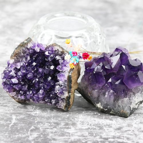 Namzi Amethyst Crystals Amethyst Clusters for Witchcraft Amathesis Crystal Raw Amethyst Natural Amethyst Geode Cave Healing Crystal Stones About 05 Lb - Image 3