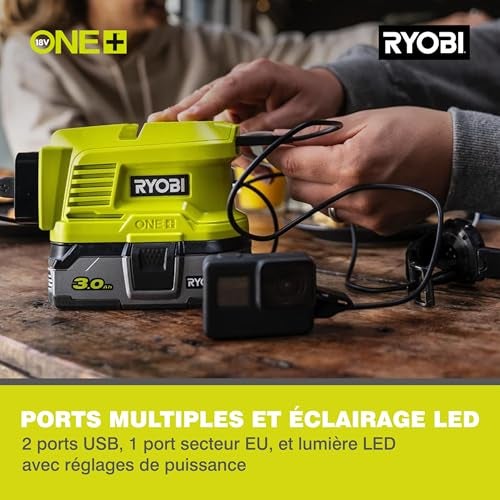 Ryobi أداة دوارة لاسلكية ريوبي RRT4-120GA15 4 فولت (1 × 4 فولت 2.0Ah)، أخضر - Image 3