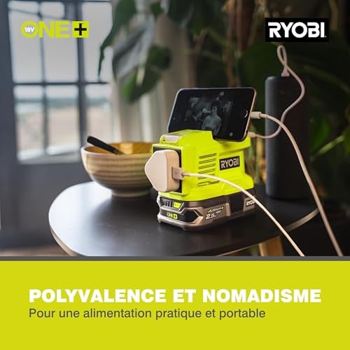 Ryobi أداة دوارة لاسلكية ريوبي RRT4-120GA15 4 فولت (1 × 4 فولت 2.0Ah)، أخضر - Image 2