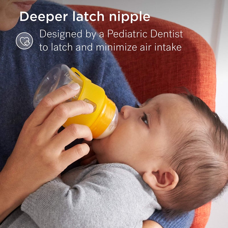 Smilo Anti-Colic Bottle Nipple, Newborn Flow 0M+, Stage 0 Suitable from Birth to 2 Months, Smooth Flow Anti-Colic (Pack of 6) - Image 5