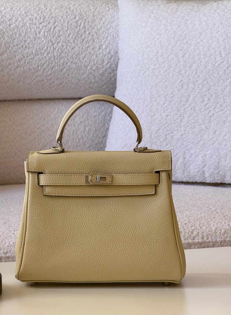 Mini Elegent Solid Color Tote Bag 