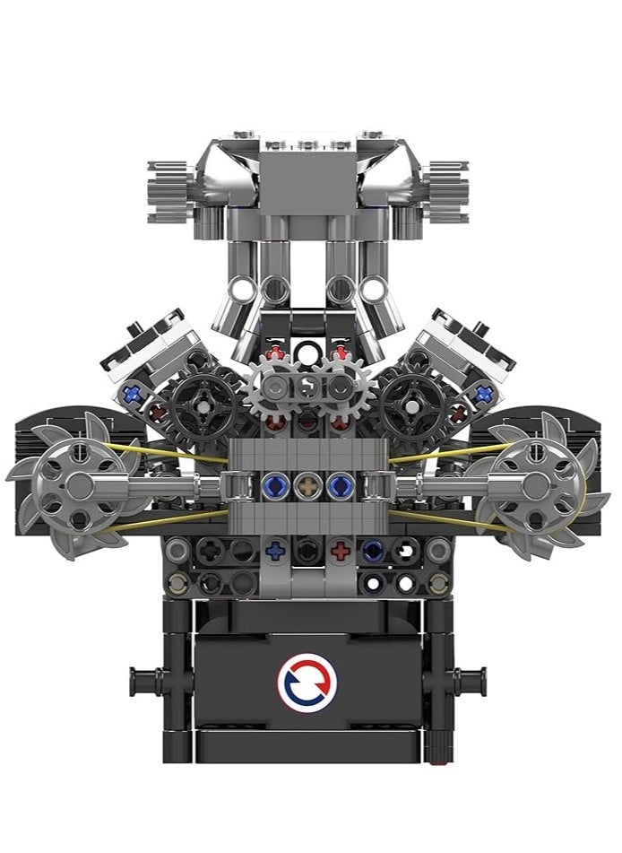 mould king 10206 MCL Supercar Building Blocks, V8 Engine Transmission Model Kit,Educational Sports Car Buildking Bricks Set, Construction Gift for Adults Teens  - Image 3