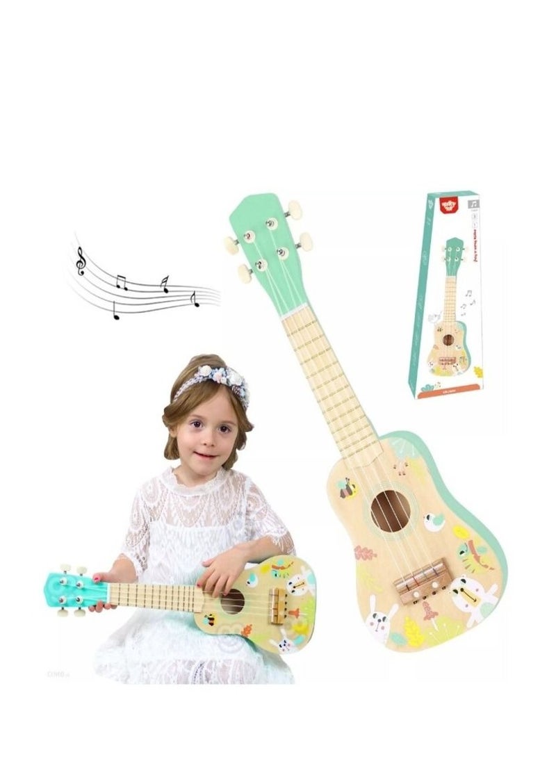 TOOKY TOY Wooden Ukulele - Image 2