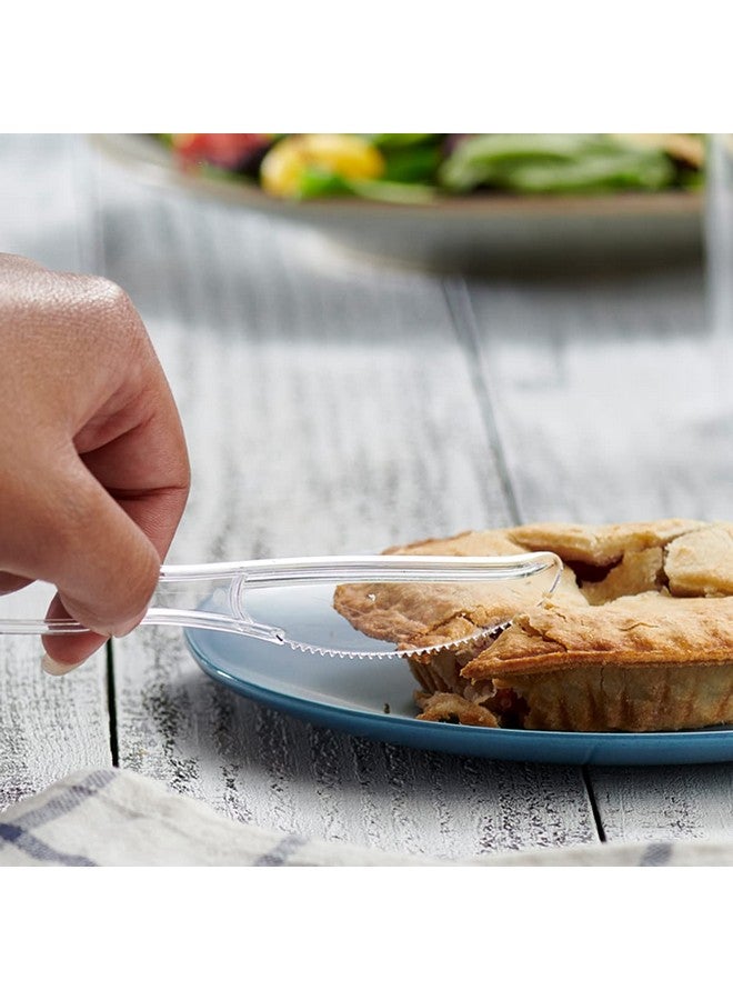 Comfy Package [100 Pack Heavy Duty Disposable Clear Plastic Knives - Basic Cutlery for Parties, Events, and Everyday Use - Image 2