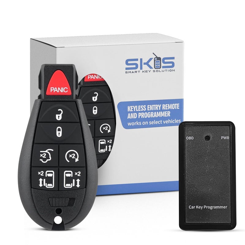Keyless Entry Remote Compatible for Chrysler Town and Country Dodge Grand Caravan 2008 2009 2010 2011 2012 2013 2014 2015 2016 2017 2018 Car Keyless Entry Remote Control M3N5WY783X IYZC01C