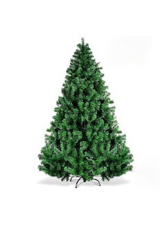 SINCHER SINCHER Artificial Tree 6ft 1250 branches of flocked tree, easy to assemble, iron frame, for home use  - Image 1