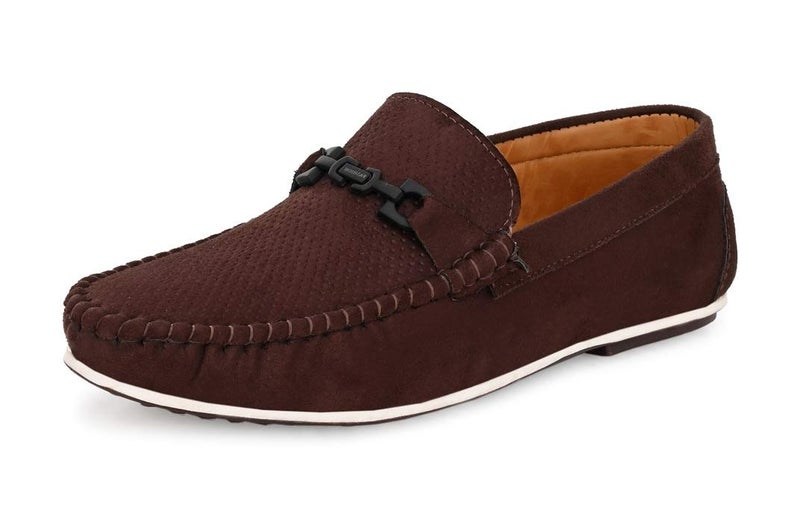 MACTREE Men's Brown Loafers - 7 UK - Image 1