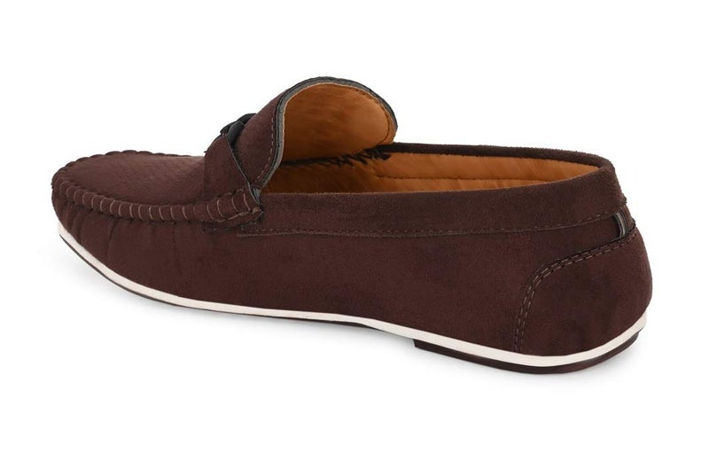 MACTREE Men's Brown Loafers - 7 UK - Image 5