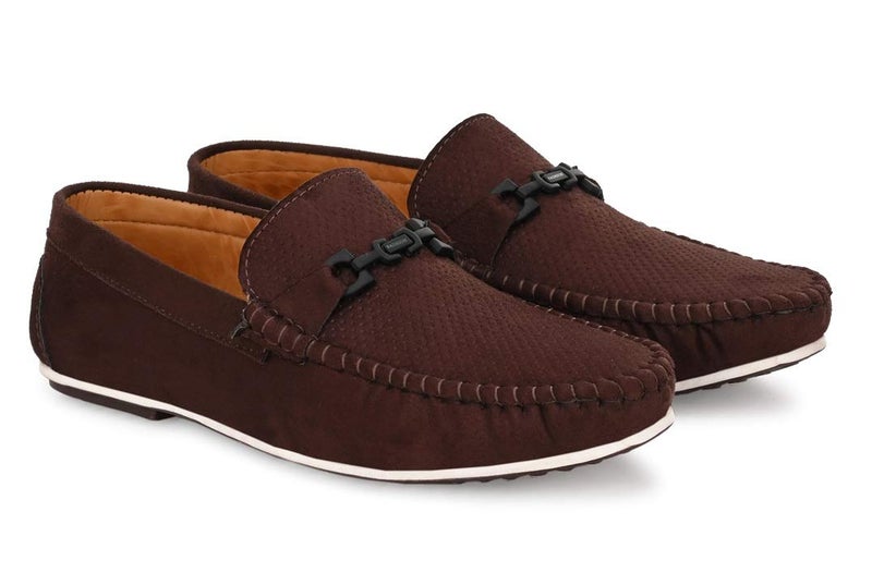 MACTREE Men's Brown Loafers - 7 UK - Image 3