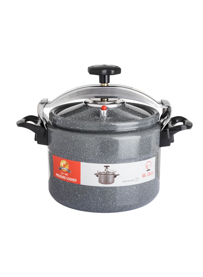Hic 10 literLiters Aluminium Granite Pressure Cooker 10 liter Grey Color Gray - Image 2