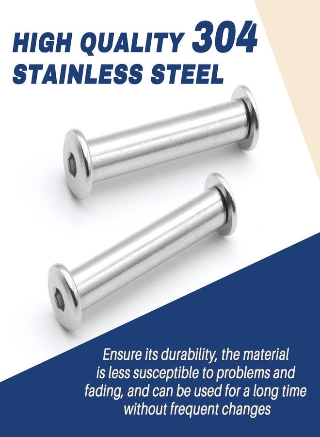 Terixe 2 Pack OEM 001177 005362 Top Connector Bracket Mounting Bolt - Compatible with Bennington SS Bimini - 304 Stainless Steel with Hex Wrench - for Bennington Pontoon Accessories & Boat Parts - Image 5