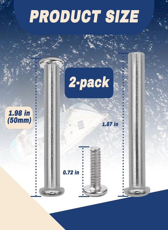 Terixe 2 Pack OEM 001177 005362 Top Connector Bracket Mounting Bolt - Compatible with Bennington SS Bimini - 304 Stainless Steel with Hex Wrench - for Bennington Pontoon Accessories & Boat Parts - Image 4