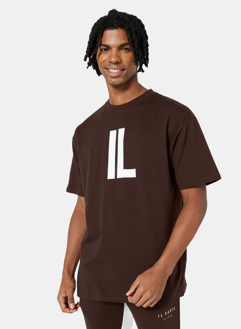 IL SARTO Logo Printed T-Shirt