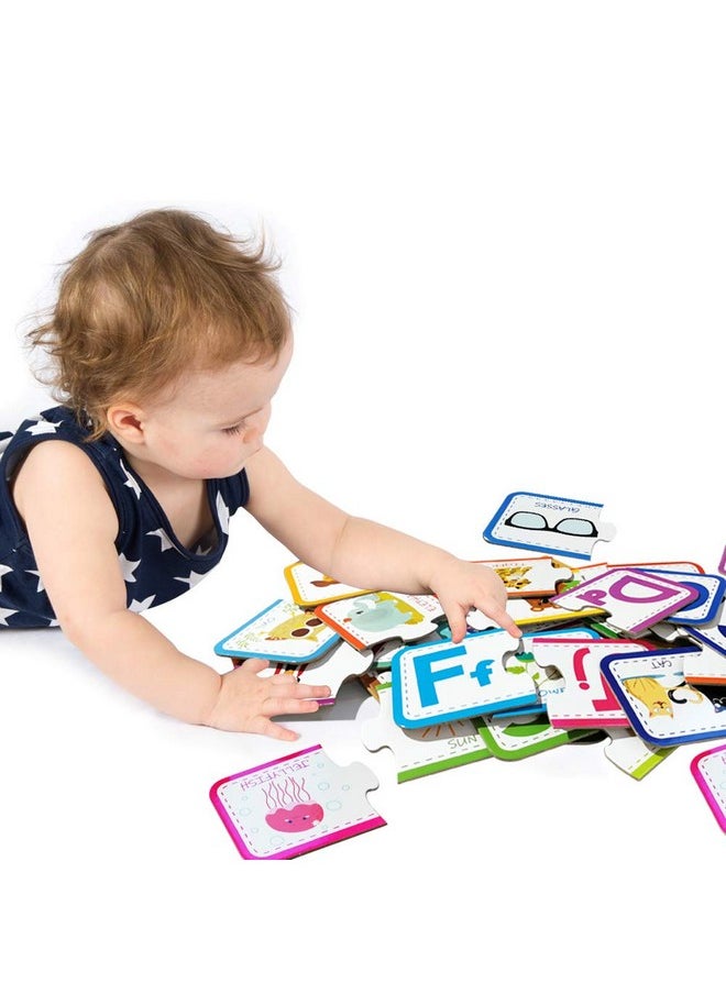 Kidepoch Puzzles For Kids Ages 34 26 Sets Selfcorrecting Alphabet Puzzles For Toddlers Perfect Matching Puzzles For Kids Ages 35  - Image 4