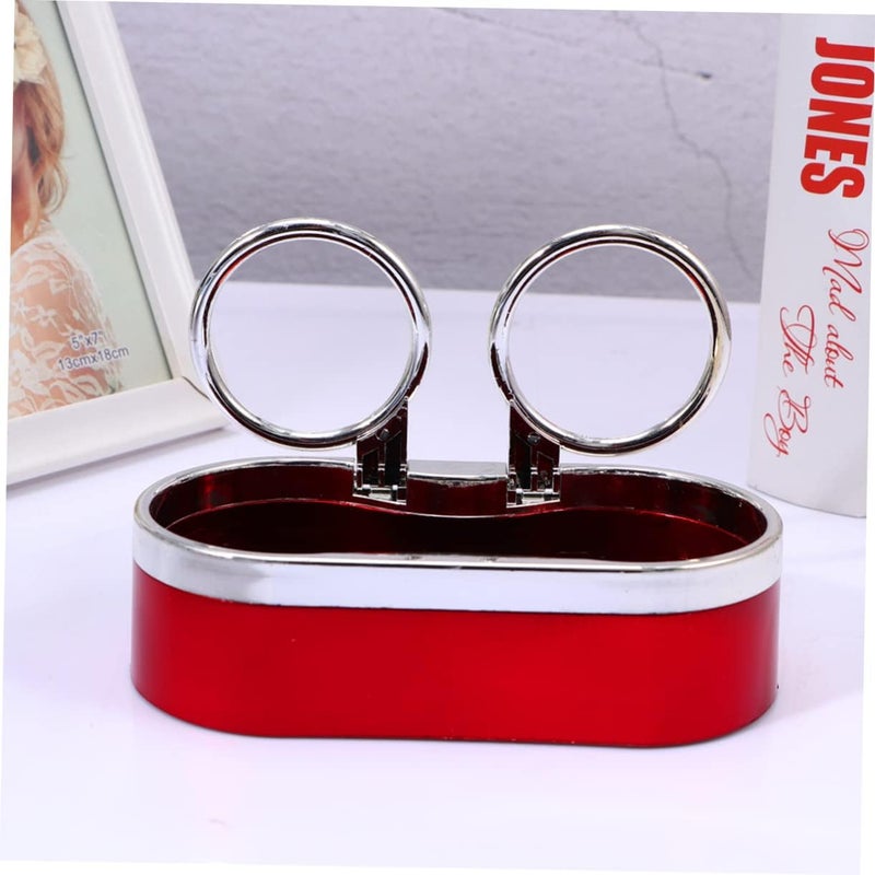 FAVOMOTO 1pc Multi-Function Dual Cup Holder for Cars -Skid Drink Rack for Canned Beverages Fit for All Vehicle Models Red - Image 5