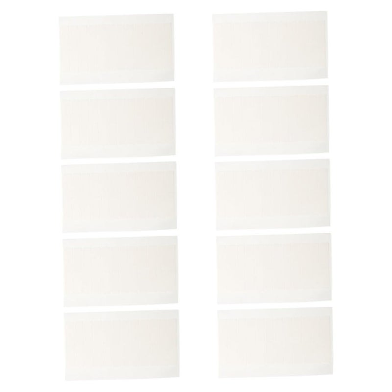 Gulf climate upgraded quality Healeved 10pcs Double-Sided Hair Extension Tape Strong Adhesive Replacement Tabs for Wigs and Hairpieces Invisible and Durable Fit for All Hair Types White High strength upgraded material - Image 1