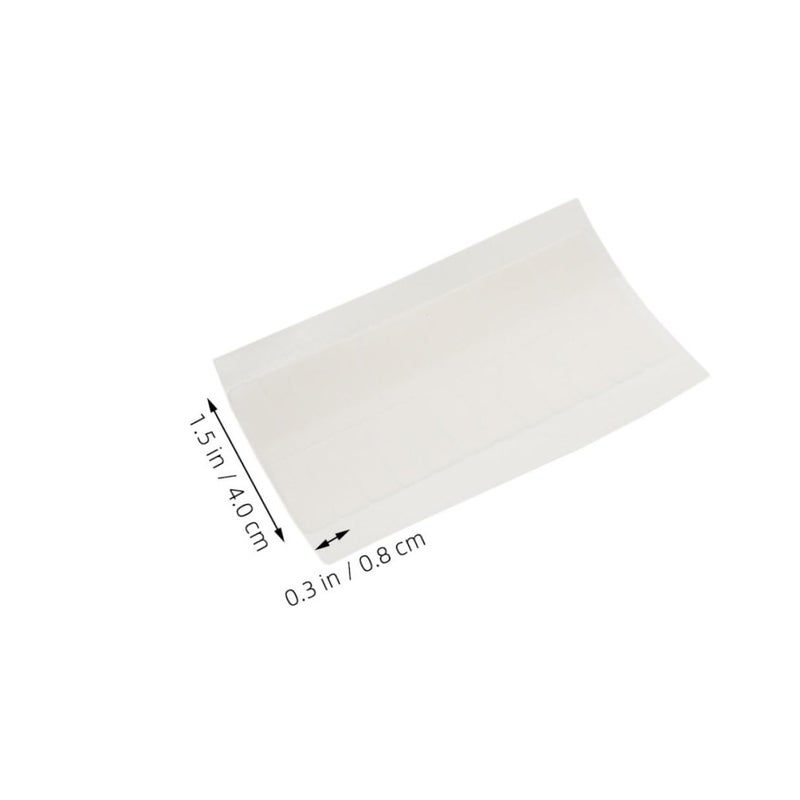 Gulf climate upgraded quality Healeved 10pcs Double-Sided Hair Extension Tape Strong Adhesive Replacement Tabs for Wigs and Hairpieces Invisible and Durable Fit for All Hair Types White High strength upgraded material - Image 5