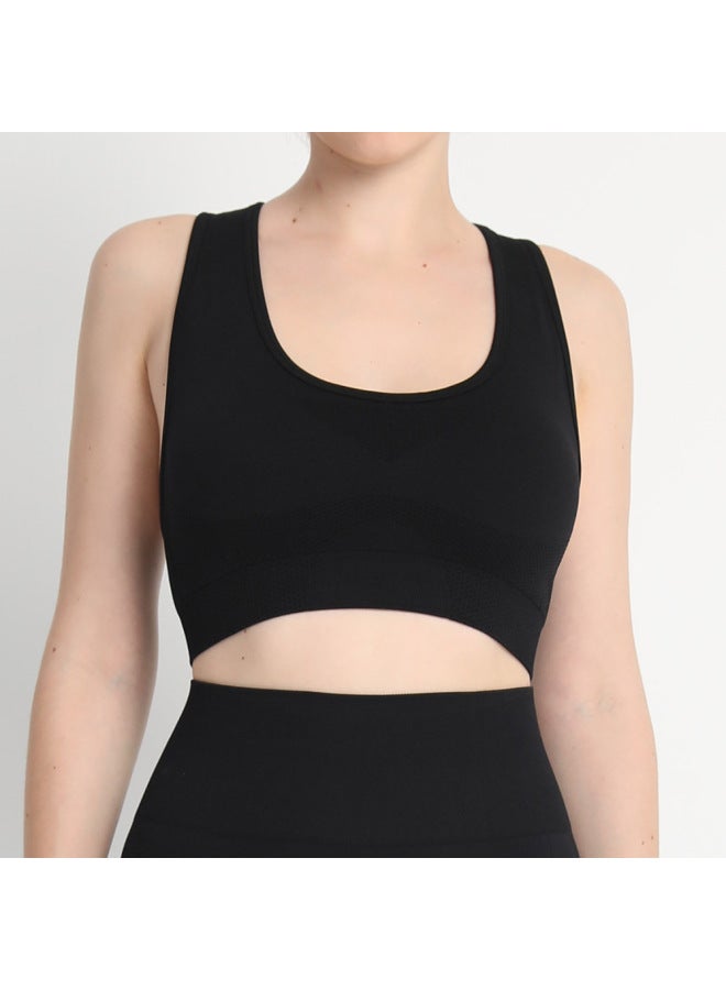 Seamless Sports And Leisure Bra, Push-up, Breathable, Wire-free For Women