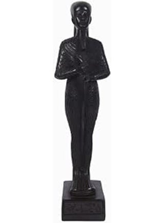 Unique statue of the Egyptian Lord Ptah-Hotep , Minster and Philosopher writer of the world Oldest Bookwearing a featherd made of black polystone - pzsku/ZA79B5358511E80ECEE6DZ/45/1744884408/661f2bd7-5c40-417d-8249-dd202e8b5622