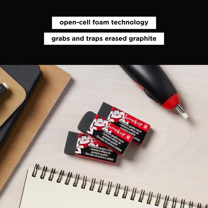 SAKURA 50258 Sumogrip Premium Block Eraser - Image 5